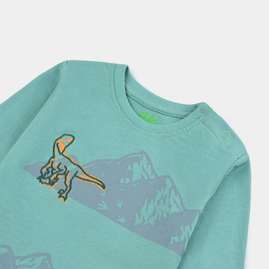 Infant Boys Jersey/Terry T-Shirt F/S DINO