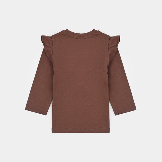Infant Girls Jersey/Terry T-Shirt F/S THE LITTLE FLOWER