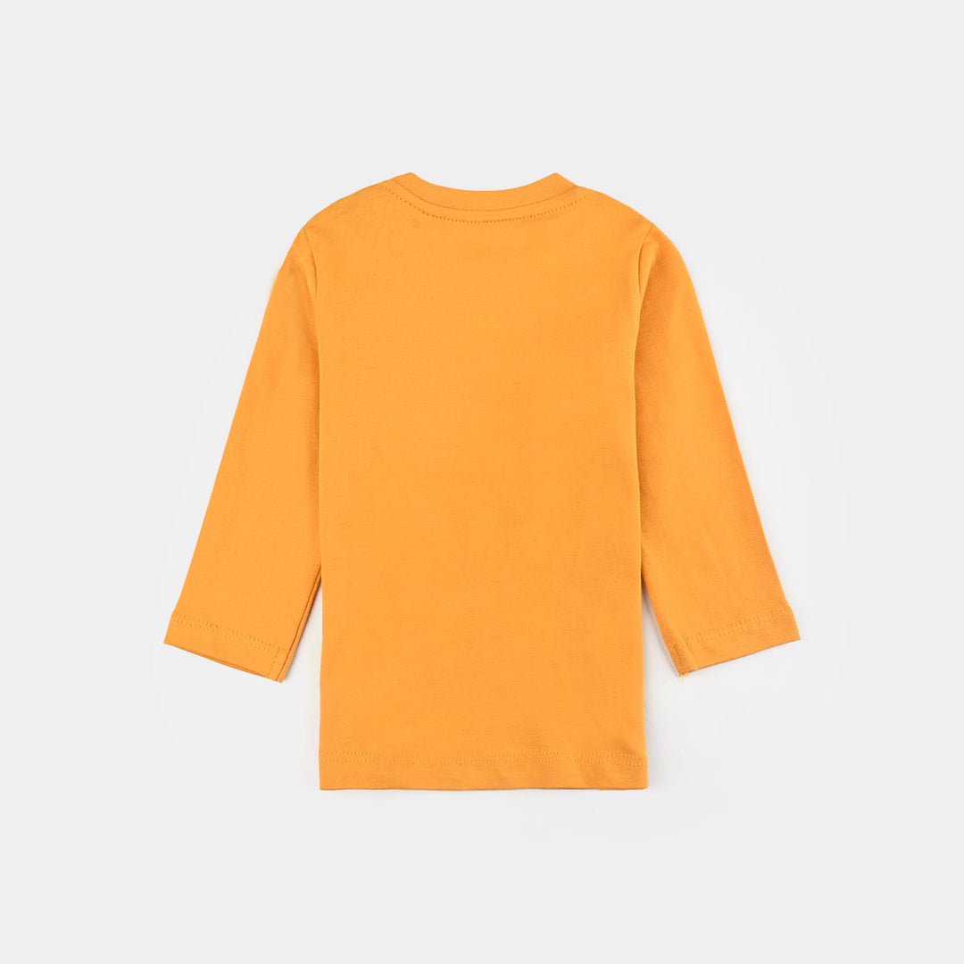 Infant Girls Jersey/Terry T-Shirt F/S BEST FRIENDS-Yellow