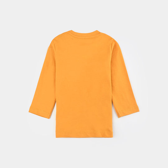 Infant Girls Jersey/Terry T-Shirt F/S BEST FRIENDS-Yellow