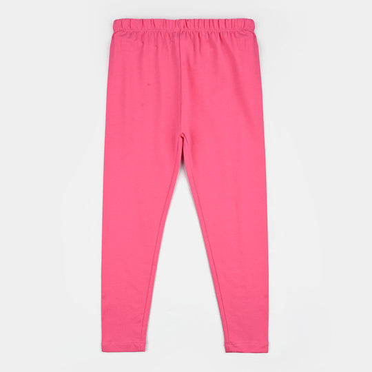 Girls Jersey/Terry Tights -  Pink