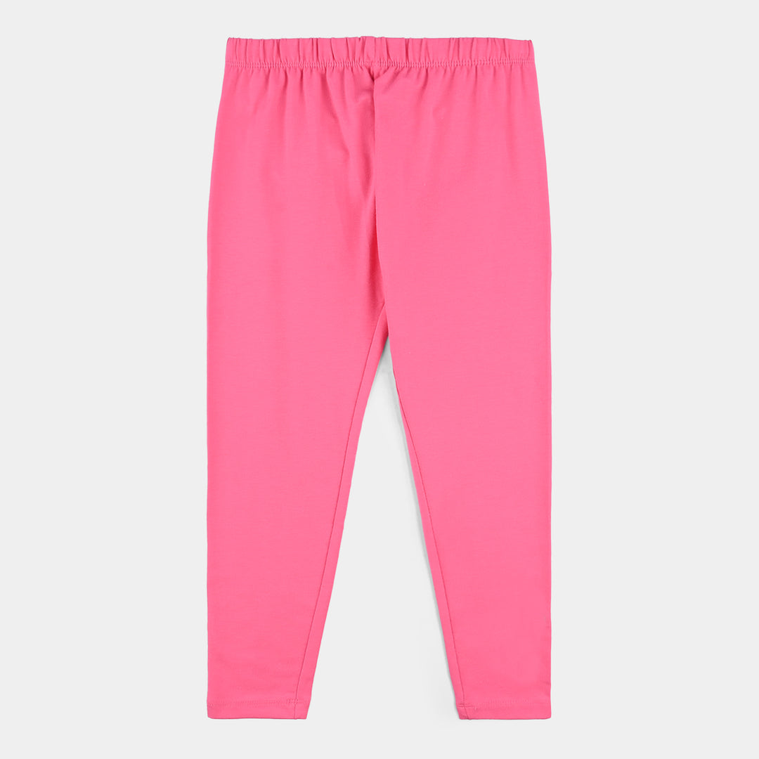 Girls Jersey/Terry EMB Tights Lurex Hearts-Pink