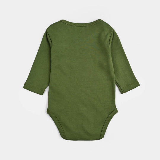 Infant Boys Cotton Interlock Basic Romper Fun Days