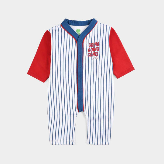 Infant Boys Fleece Romper GOING-36-White