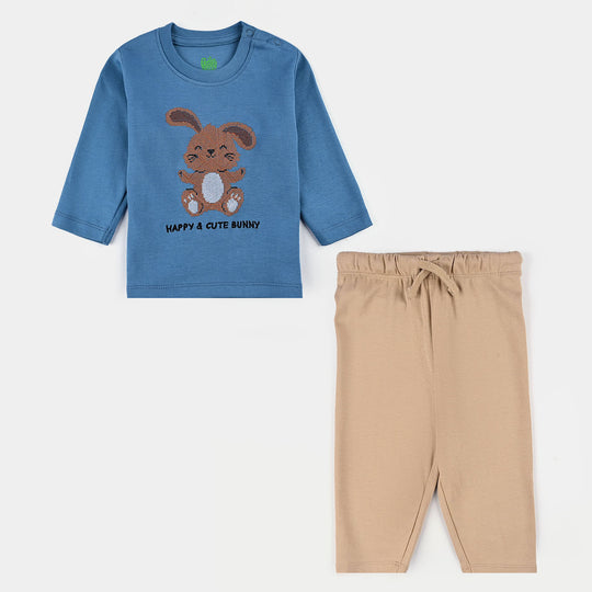 Infant Boys Cotton Interlock Suit CUTE BEAR