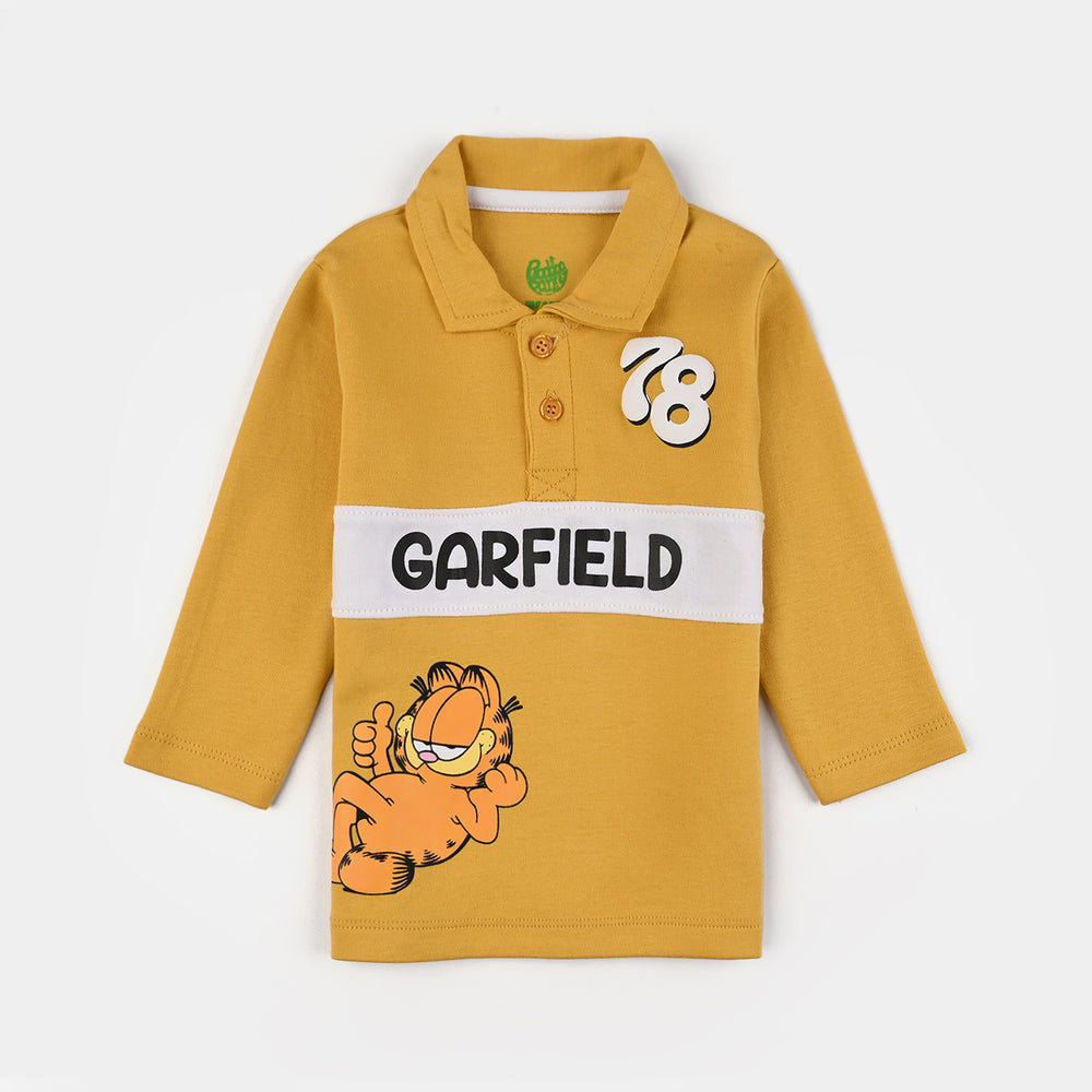 Infant Boys Cotton Interlock Suit-York Yellow
