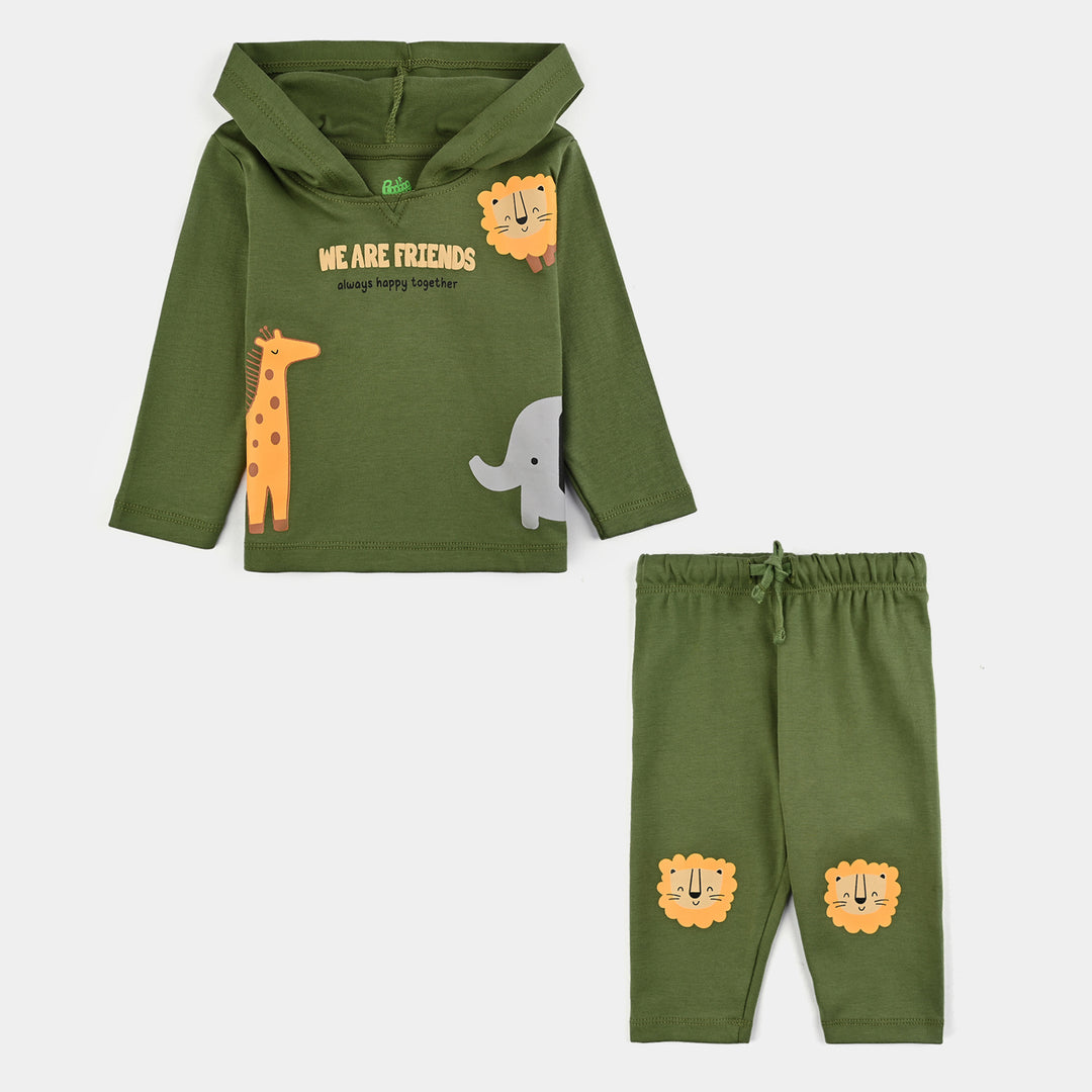 Infant Boys Cotton Interlock Suit Fun Time