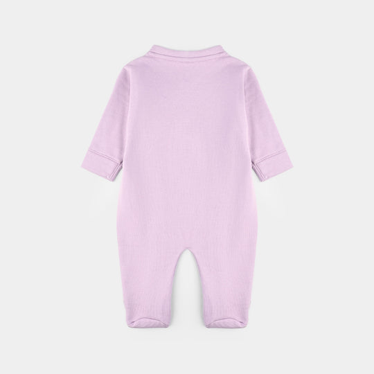 Infant Girl Fleece Romper ZEBRA