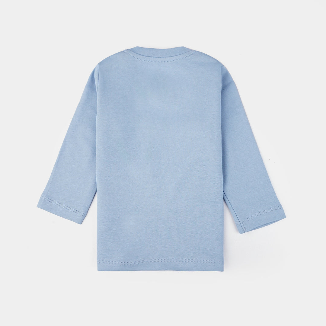 Infant Girls Cotton Interlock Suit LITTLE FAIRY-Powder Blue