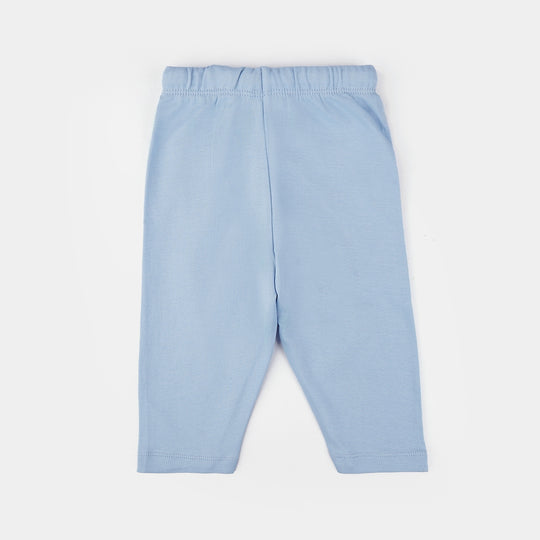 Infant Girls Cotton Interlock Suit LITTLE FAIRY-Powder Blue
