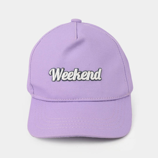 Kids Cap-Weekend-Lilac