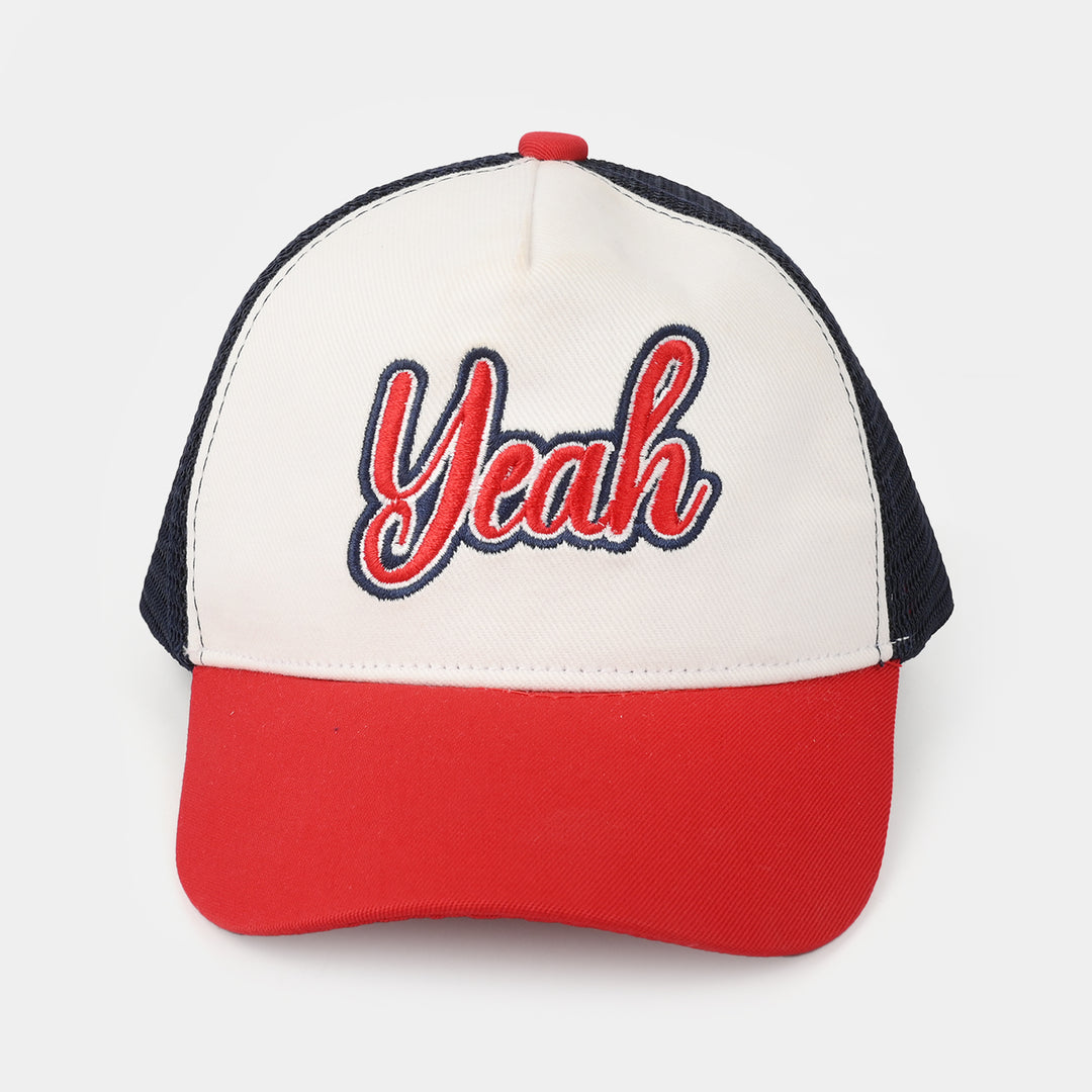 Kids Cap-Yeah-WHITE