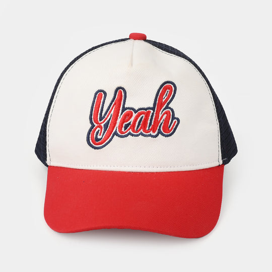 Kids Cap-Yeah-WHITE