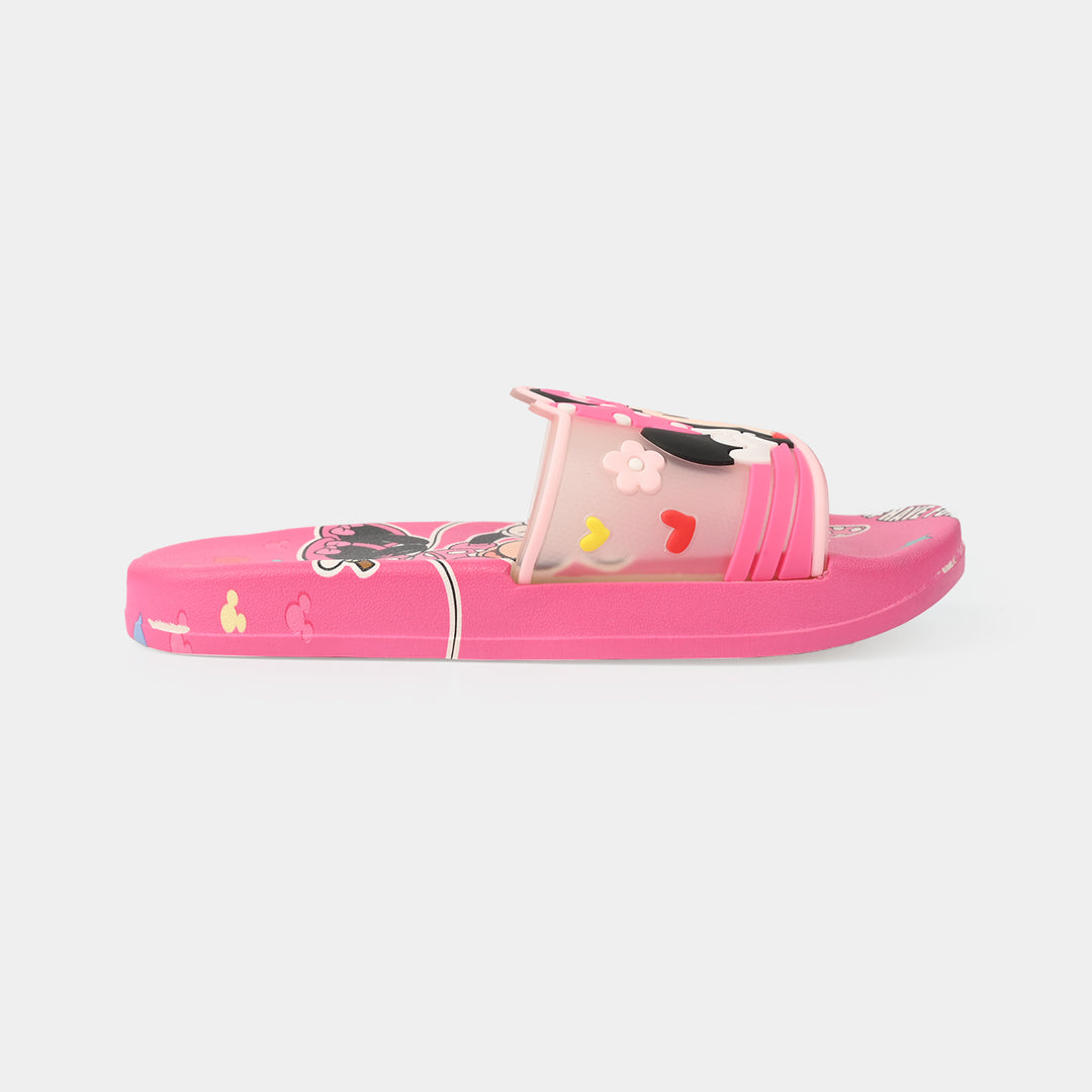 Girls Slippers 208-A18-Fuchsia