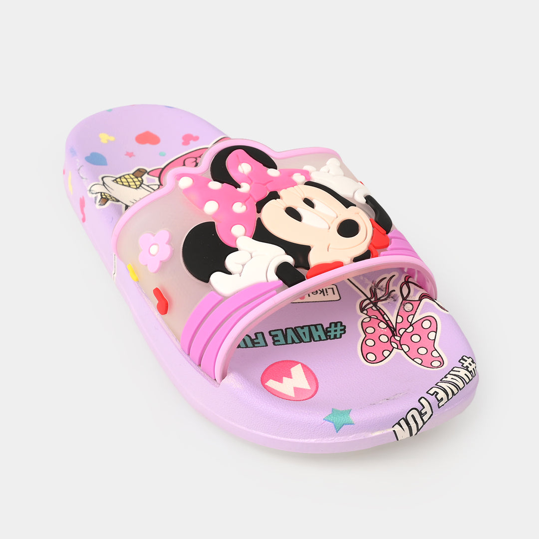 Girls Slippers 208-A18-PURPLE