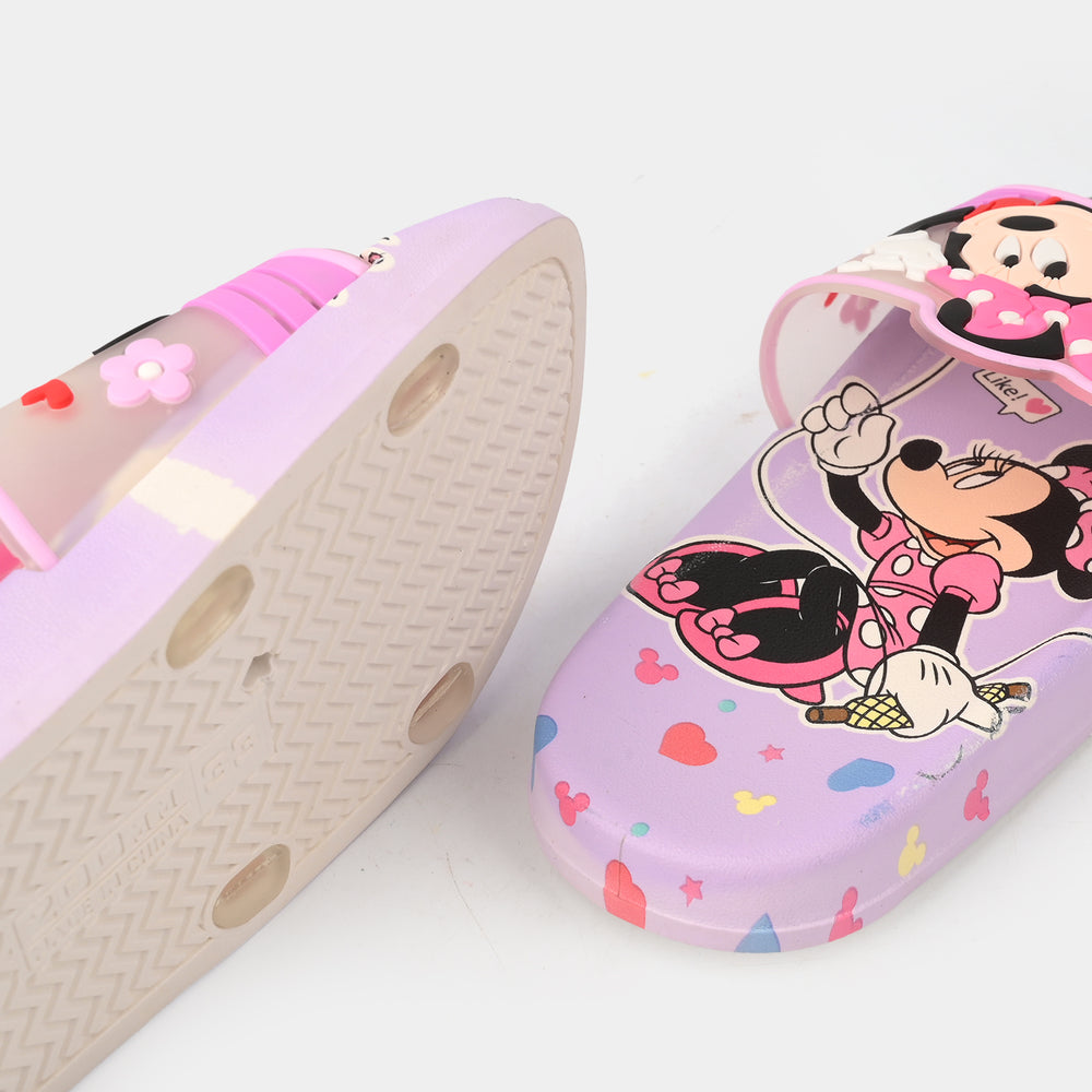 Girls Slippers 208-A18-PURPLE