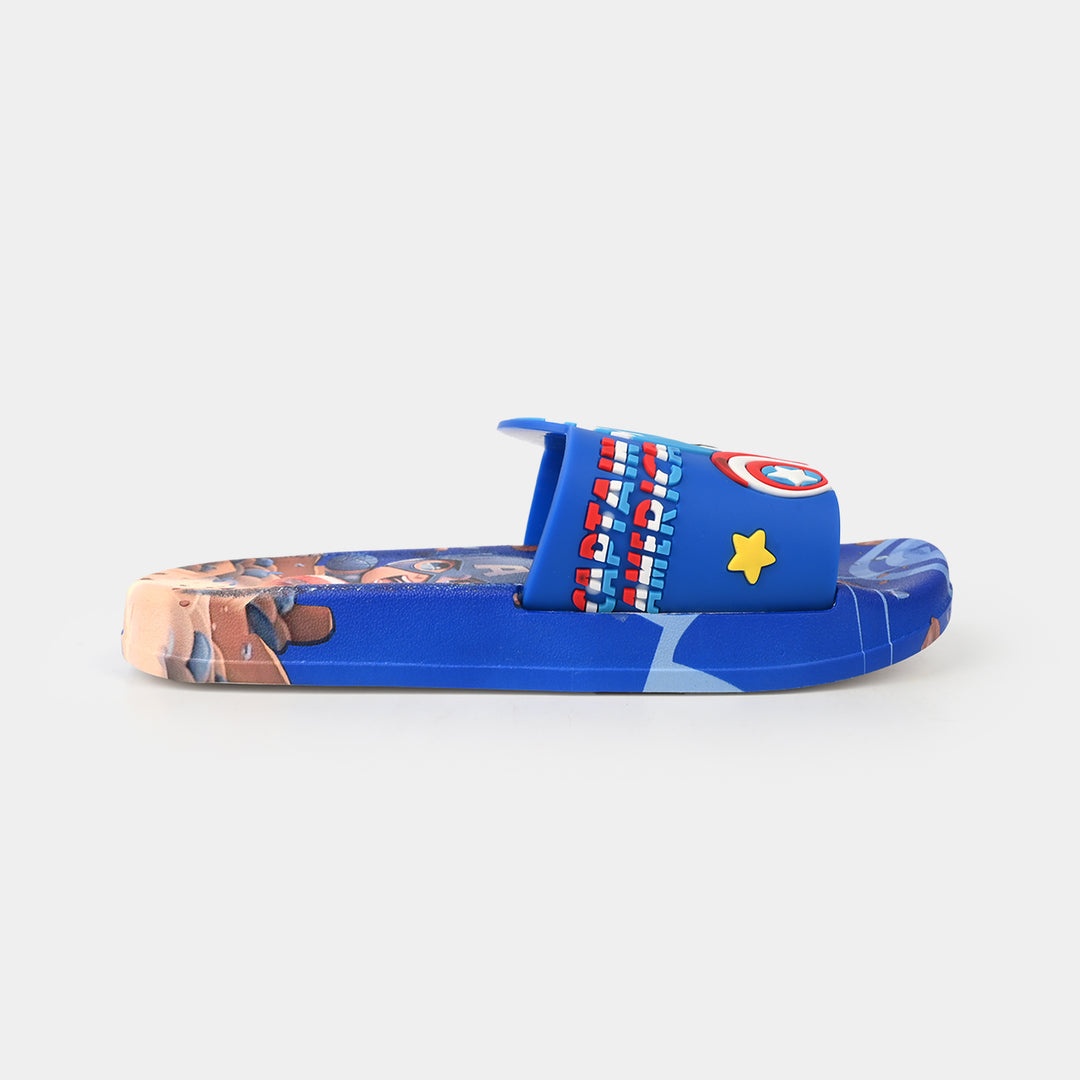 Boys Slippers 208-A9-BLUE