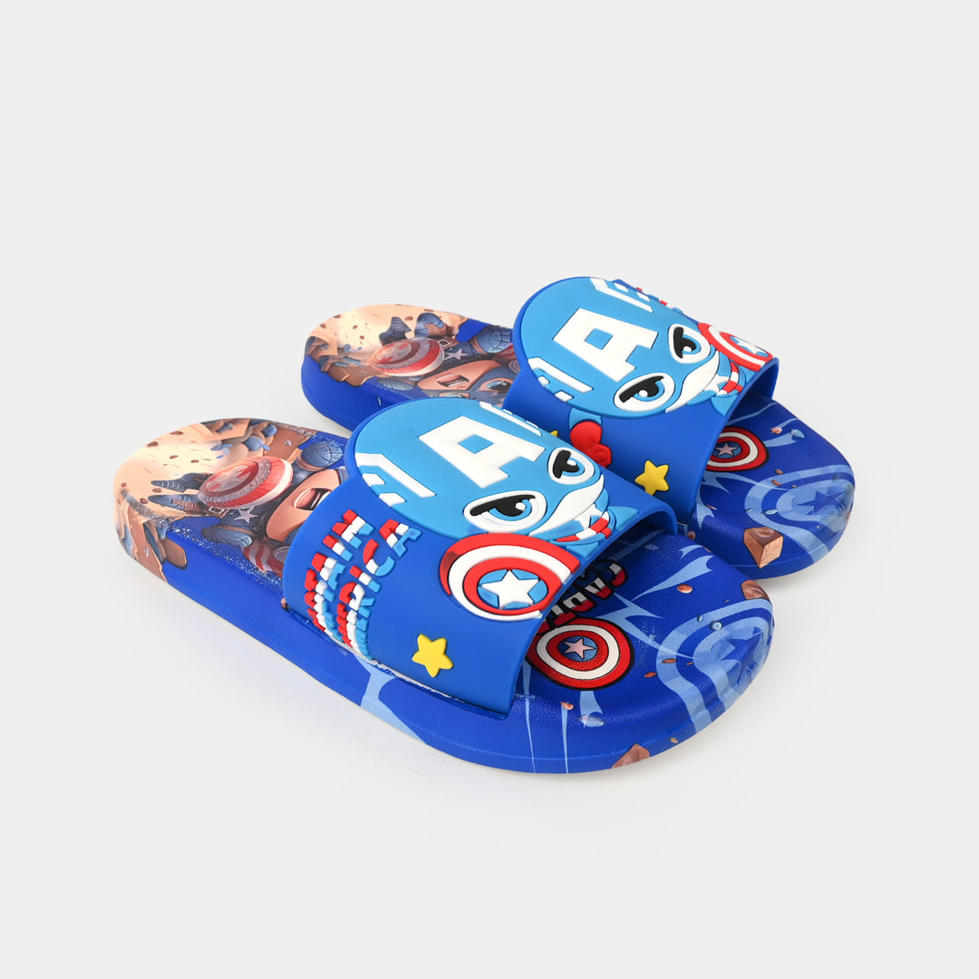 Boys Slippers 208-A9-BLUE