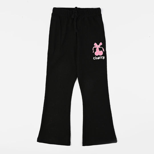 Girls Jacquard Pajama CHERRY-BLACK