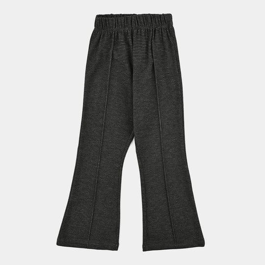 Girls Rib Tights STRIPES-BLACK