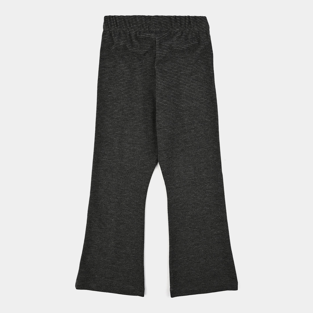 Girls Rib Tights STRIPES-BLACK