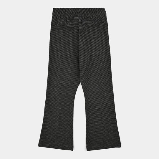 Girls Rib Tights STRIPES-BLACK