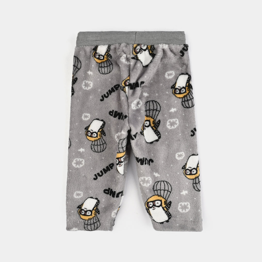 Infant Boys Sherpa Suit PENGUIN-GREY