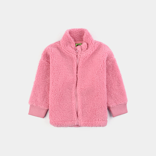 Infant Girls Sherpa Jacket SHERPA-Pink