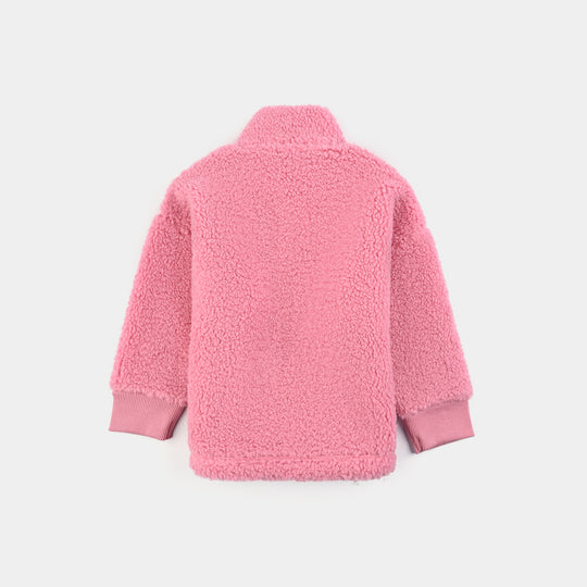 Infant Girls Sherpa Jacket SHERPA-Pink
