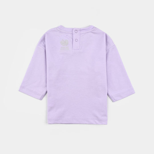 Infant Girls Poly Cotton Jersey N-Suit FOLLOW YOUR DREAMS - Purple