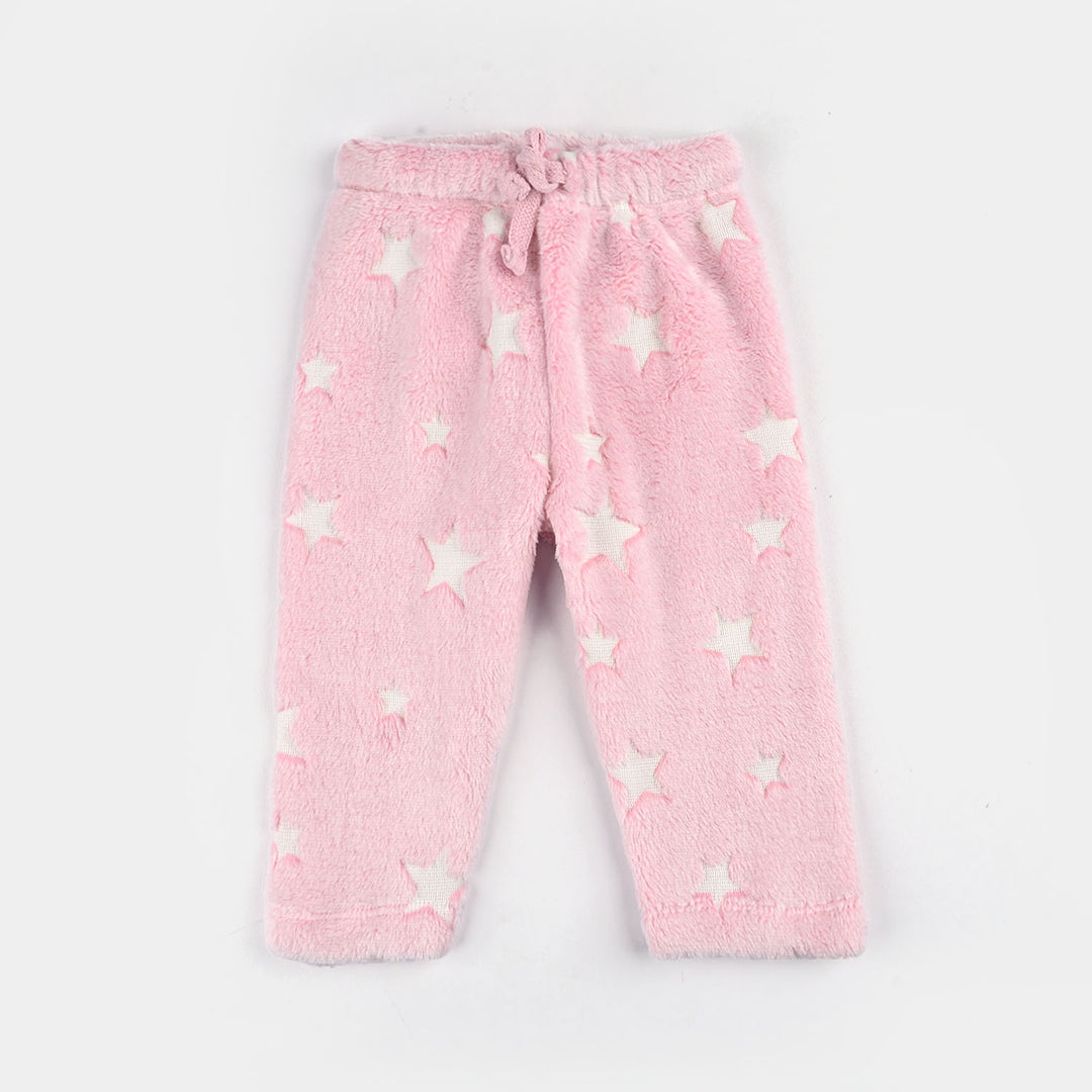 Infant Girls Sherpa Suit COZY STARS-PINK