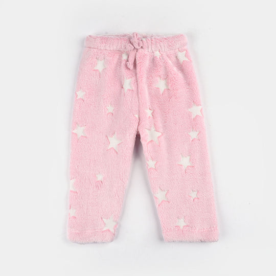 Infant Girls Sherpa Suit COZY STARS-PINK
