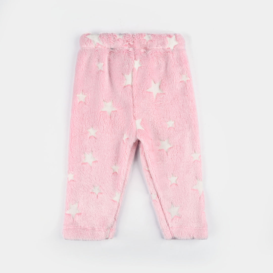 Infant Girls Sherpa Suit COZY STARS-PINK