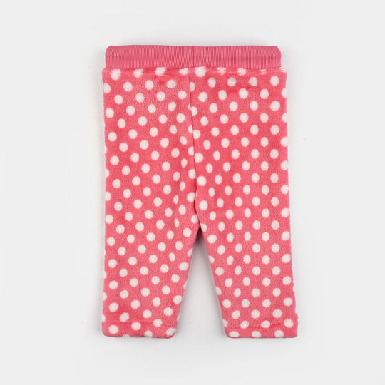 Infant Girls Sherpa Suit - Pink