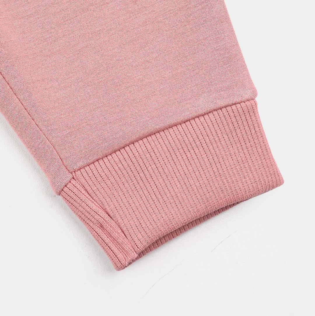 Infant Girls Microfiber Interlock Pajama-PINK