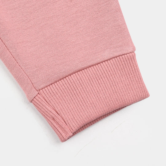 Infant Girls Microfiber Interlock Pajama-PINK