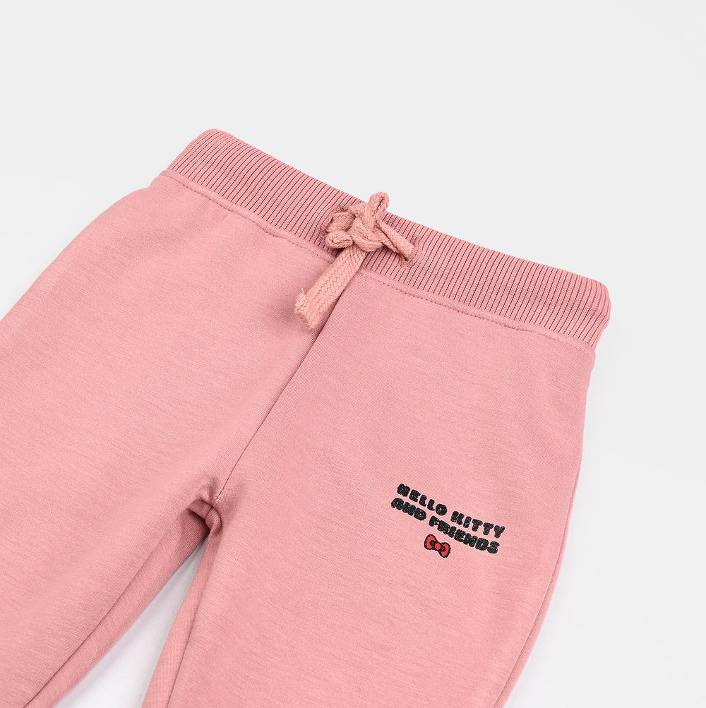 Infant Girls Microfiber Interlock Pajama-PINK