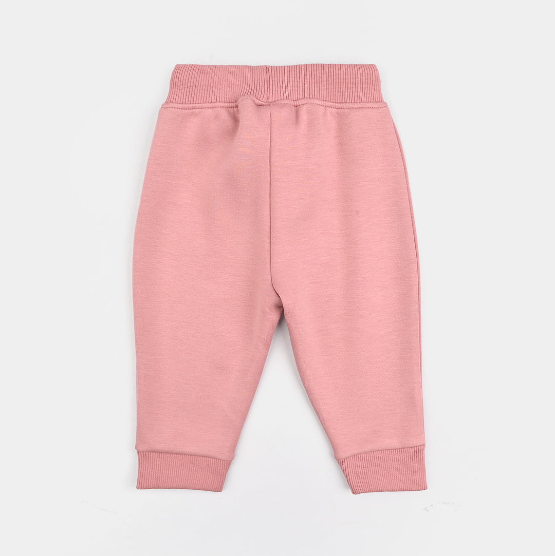 Infant Girls Microfiber Interlock Pajama-PINK