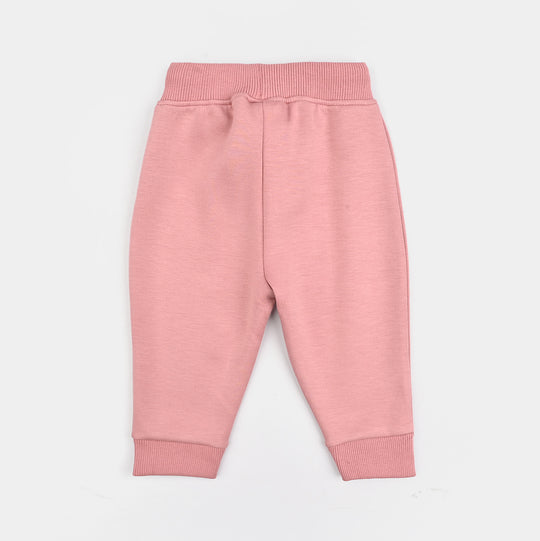 Infant Girls Microfiber Interlock Pajama-PINK