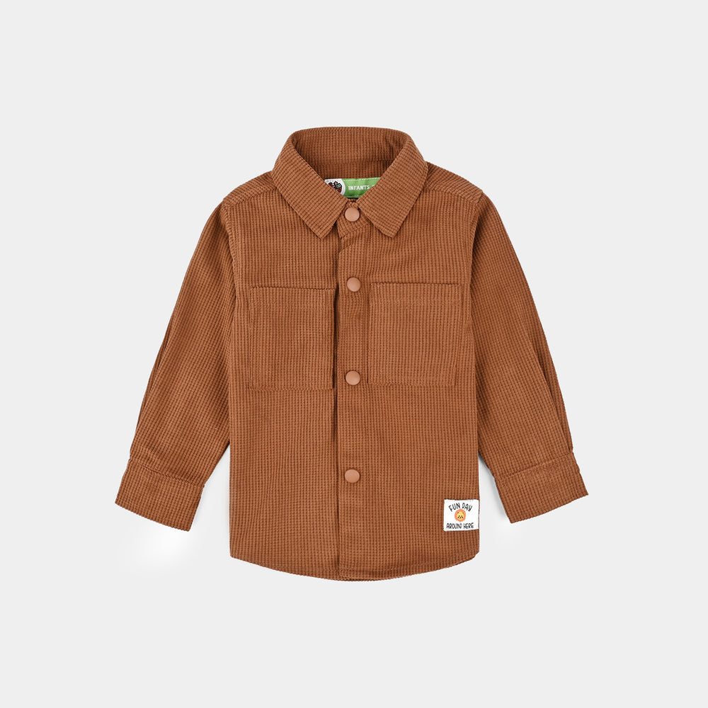 Infant Boys Corduroy Suit-Your Day-BROWN