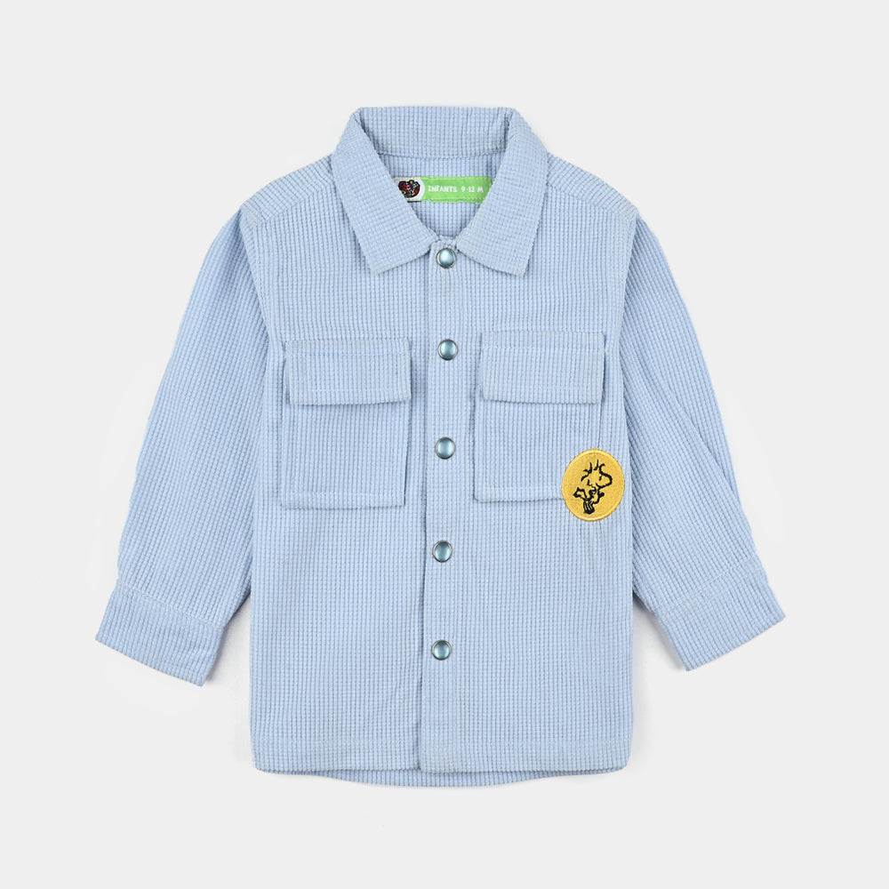 Infant Boys Corduroy Suit-Light Blue