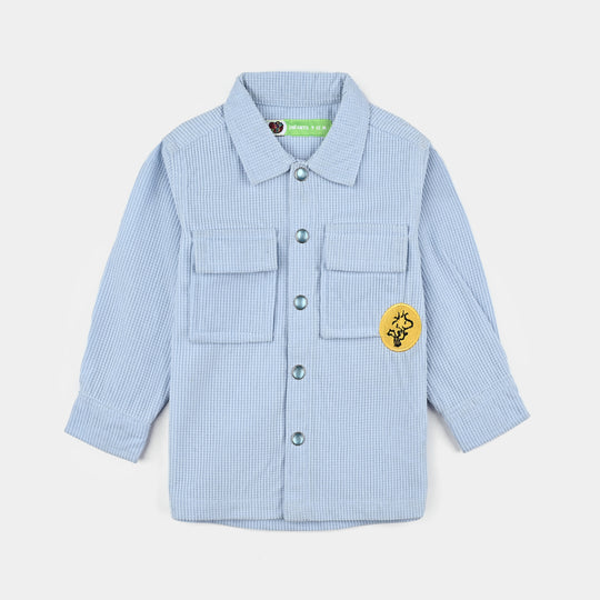 Infant Boys Corduroy Suit-Light Blue
