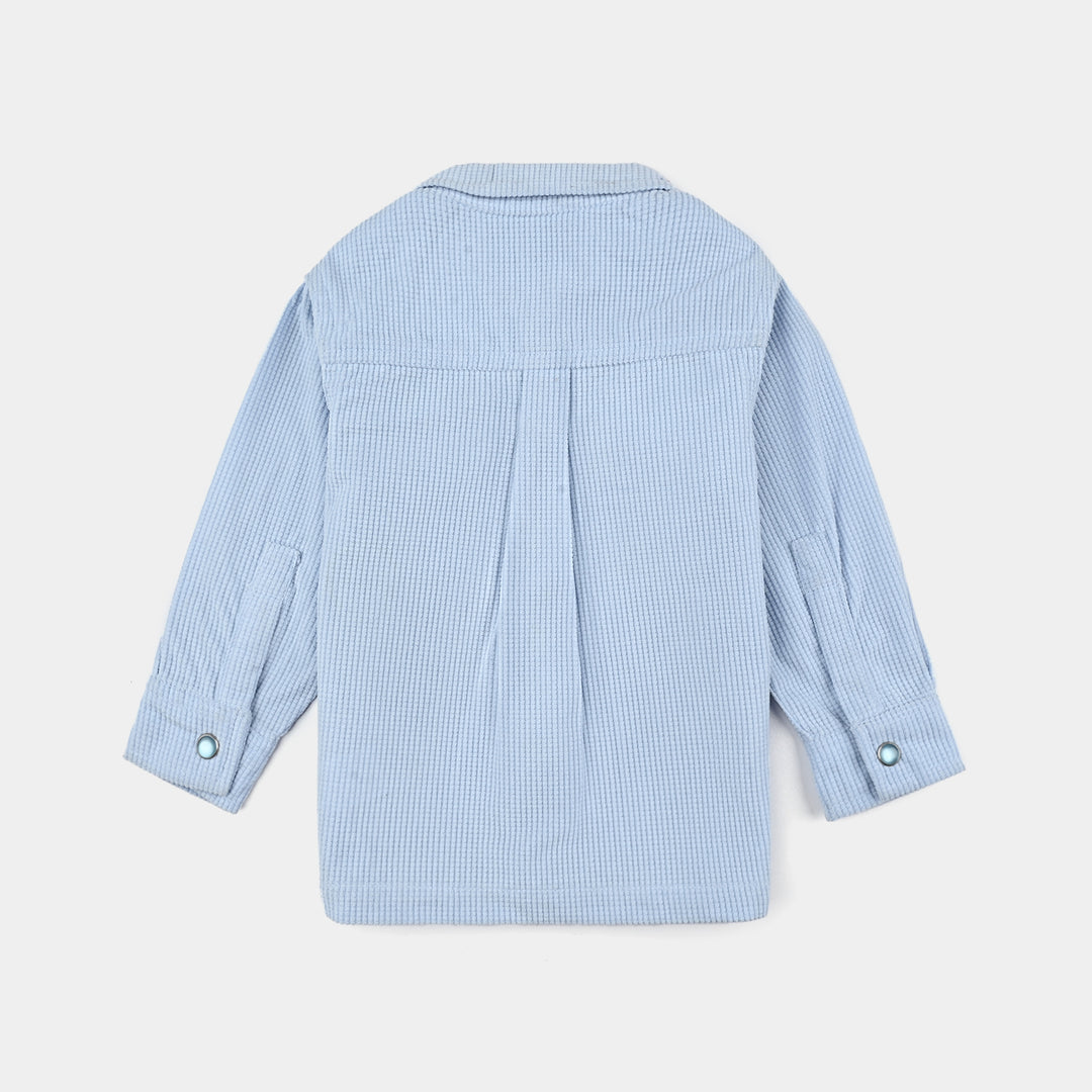 Infant Boys Corduroy Suit-Light Blue