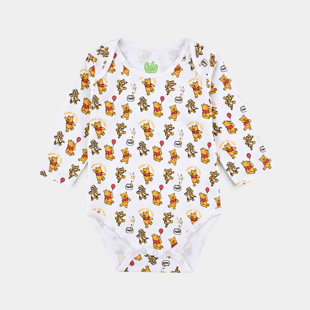 Infant Boys Cotton Interlock Basic Romper F/S Pack OF 3-Yellow/White