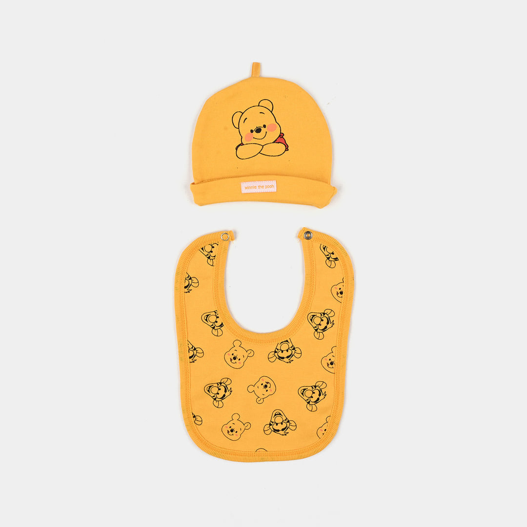 Infant Boys Cotton Interlock 4 Piece Suit Set-Yellow