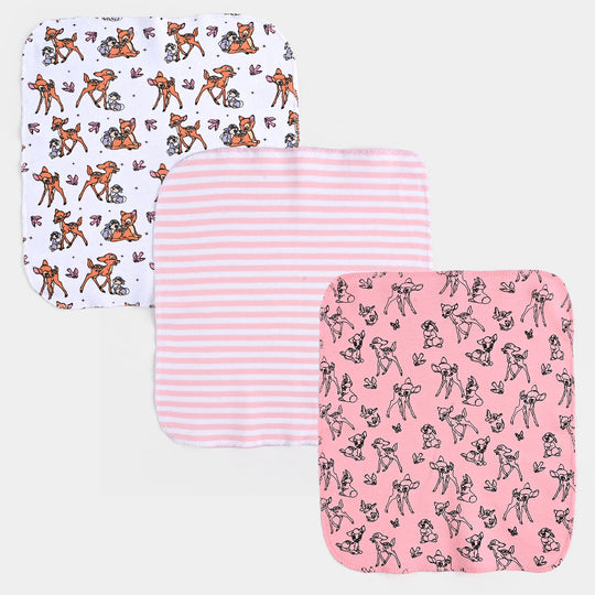 Pack Of 3 Baby Girl Cotton Wash Cloths