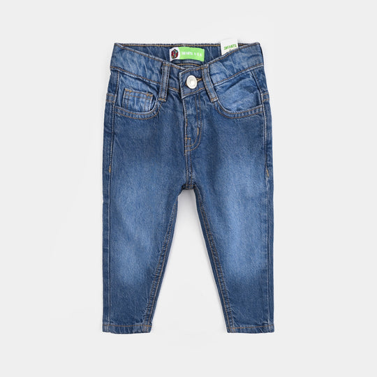 Infant Boys Cotton Interlock Pant + Tee F/S-Yellow