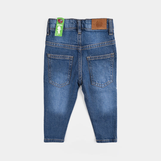 Infant Boys Cotton Interlock Pant + Tee F/S-Yellow