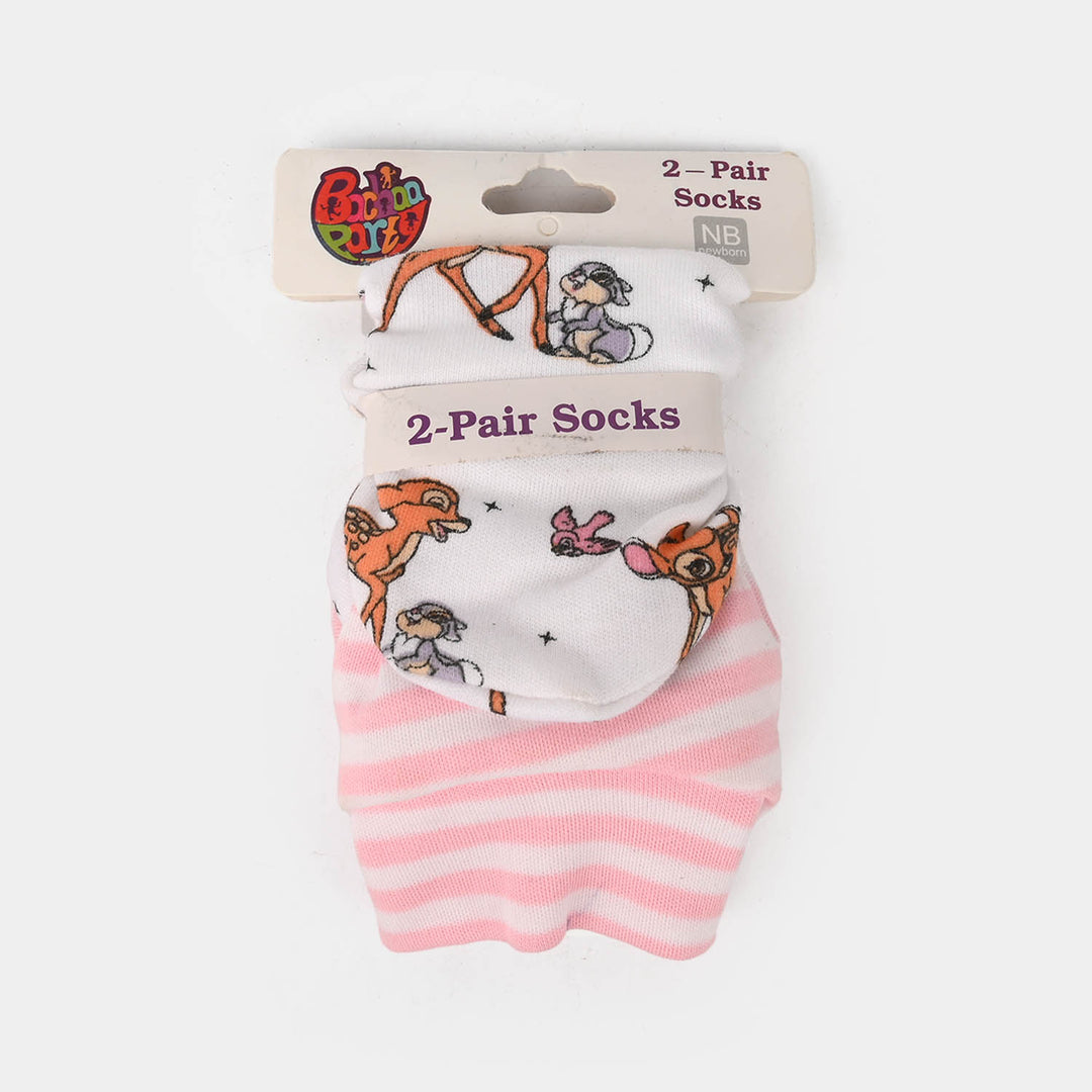 Baby Girl Mittens – 2 Pairs (Newborn)