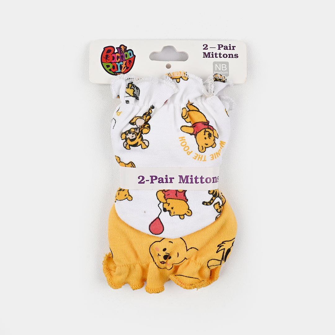 Baby Boy Mittens – 2 Pairs (Newborn)